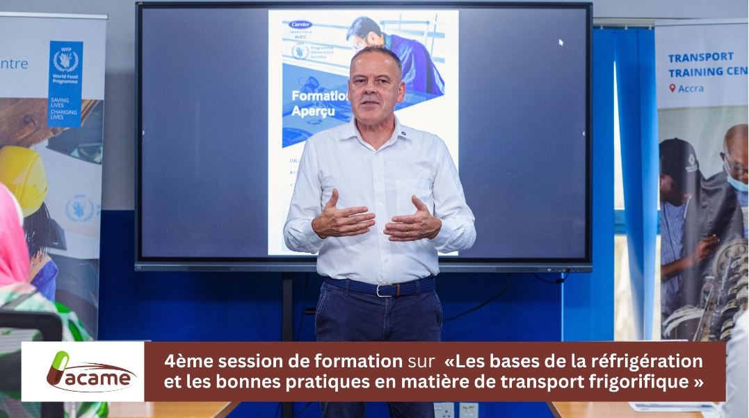 Formation sur la réfrigération et le transport frigorifique : les participants renforcent leurs compétences